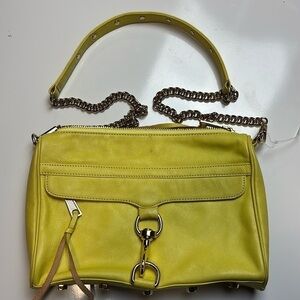 Rebecca‎ Minkoff yellow mac crossbody bag